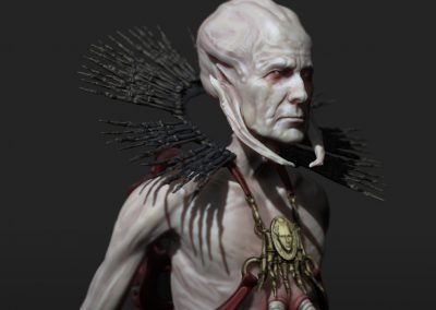 ‘The White Emperor’ detailed sculpt