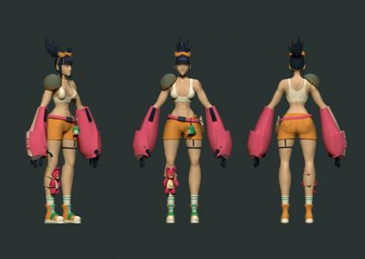 Junko; Professional Junk Collector (Character Concept Sculpt)