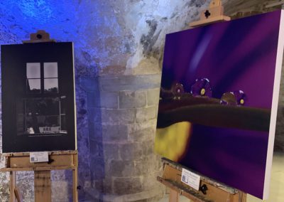 Undercroft Exhibition - Easels
